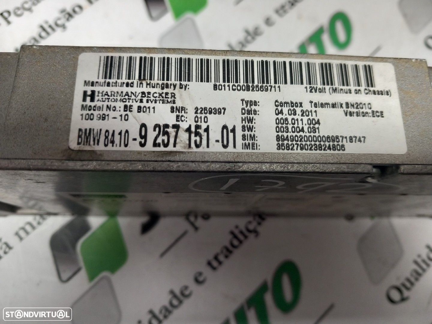 Módulo Eletrónico Bmw X3 (F25) - 5