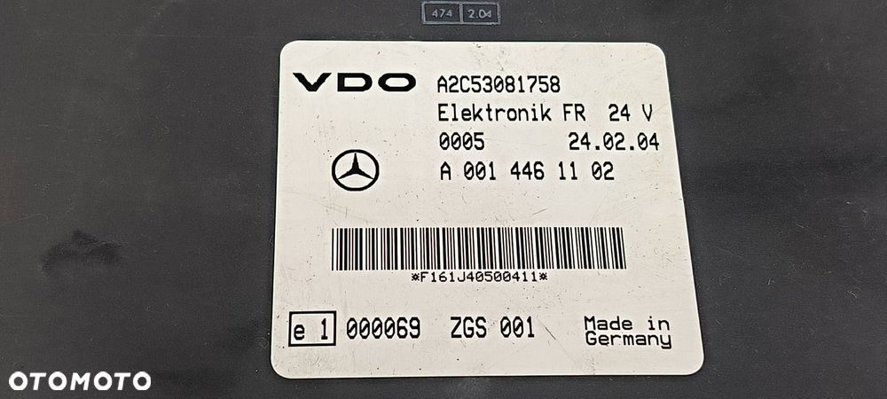 MODUŁ MERCDES-BENZ AXOR 2528L A0014461102 - 4