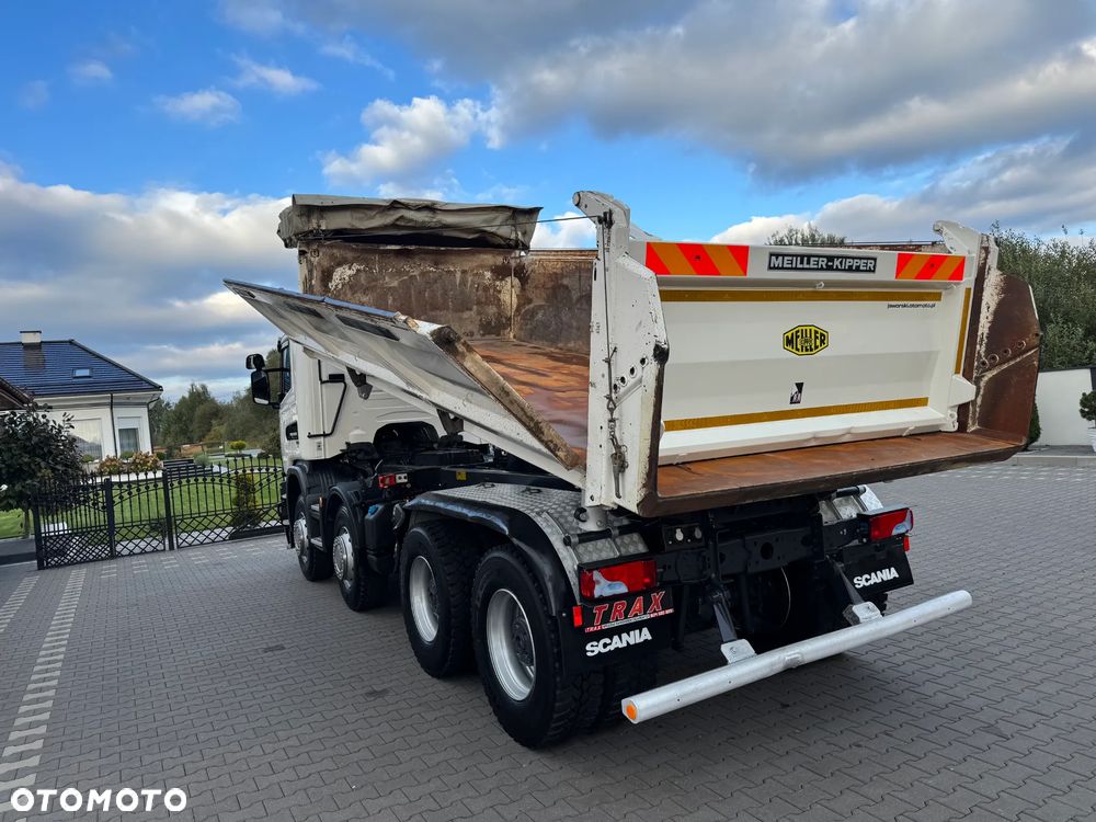 Scania R450 bez EGR, 8x4 wywrotka 3-str.MEILLER, 34000 kg DMC, BORDMATIC, ZWOLNICE, 2017r IDEALNY STAN - 4