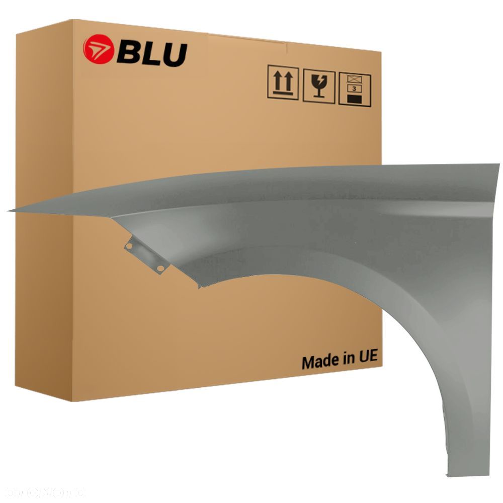 BLU Błotnik SEAT LEON III 3 5F LS7U lewy przód srebrny 2012-2020 GrauSombra - 1