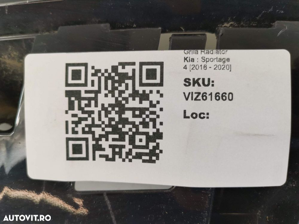 Grila Radiator Kia Sportage 4 2016 2017 2018 2019 2020 Original In Sta - 8