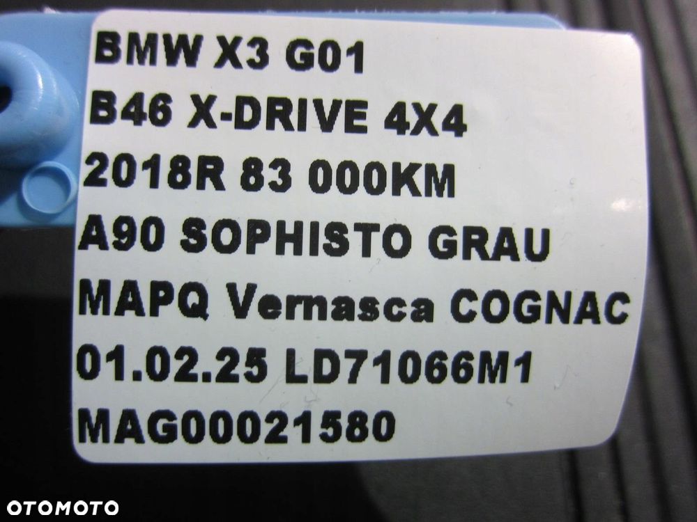 BMW X3 G01 3.0iX PÓŁOŚ TYLNA PRAWA PRAWY TYŁ 7953546 8679940 33207953546 - 8