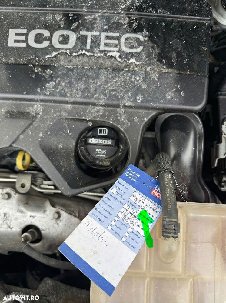 Motor Opel 1.6 CDTI B16DTH LVL Euro 6 100kw 136 HP cilindree 1598 rulaj - 92.000km - Factura + Garantie (Mokka, Astra, Insignia) - 3