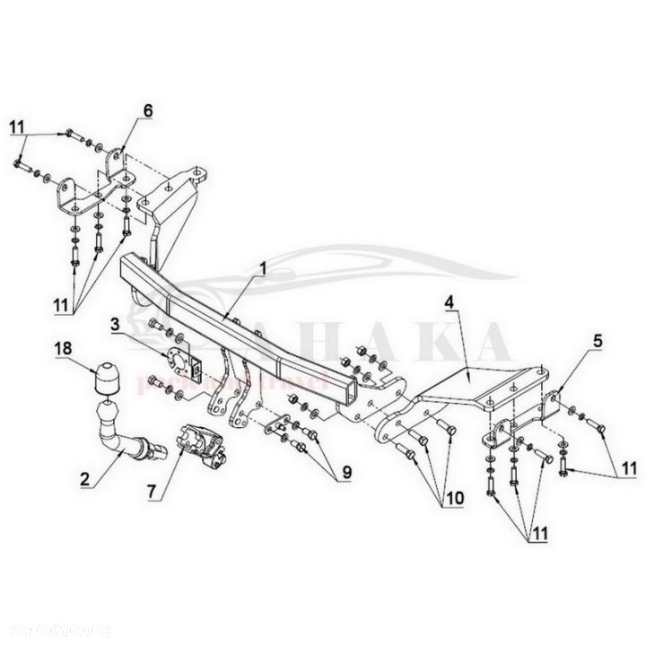 Hak Holowniczy Automat Do Citroen C-Crosser 2007-2012 - 3