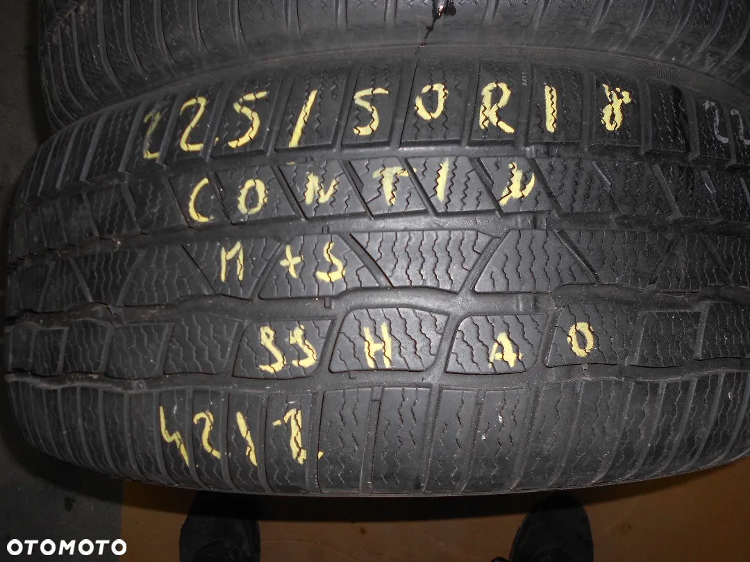 OPONY 225/50R18 CONTINENTAL CONTI WINTER TS 830P AO DOT 4217 8MM - 2