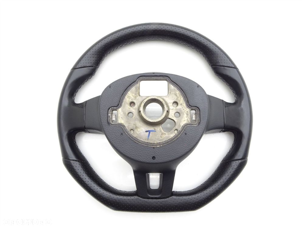 Kierownica multifunkcja ścięta pikowana golf 5k0998537b vw scirocco iii 1k8 - 4