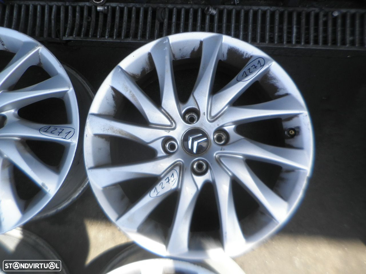 Jogo De Jantes Jgjant1271 CITROEN C4 PICASSO 2009 1.6HDI 110CCV 5P PRETO ET26 6.5X17 4X108 64.8MM - 4