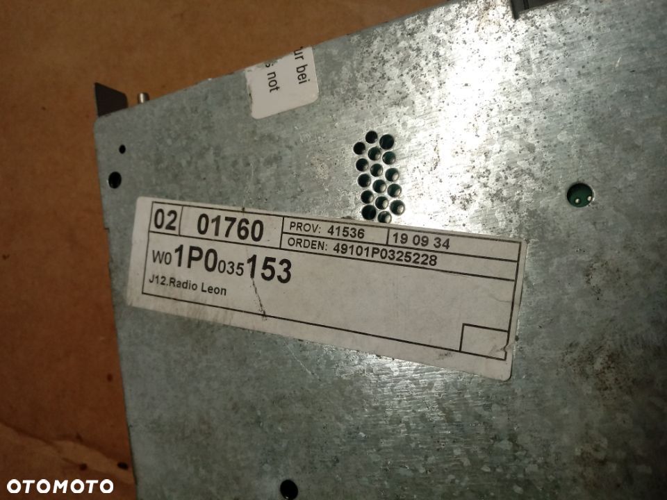 Radio CD MP3 SEAT LEON II 1P0035153 - 4