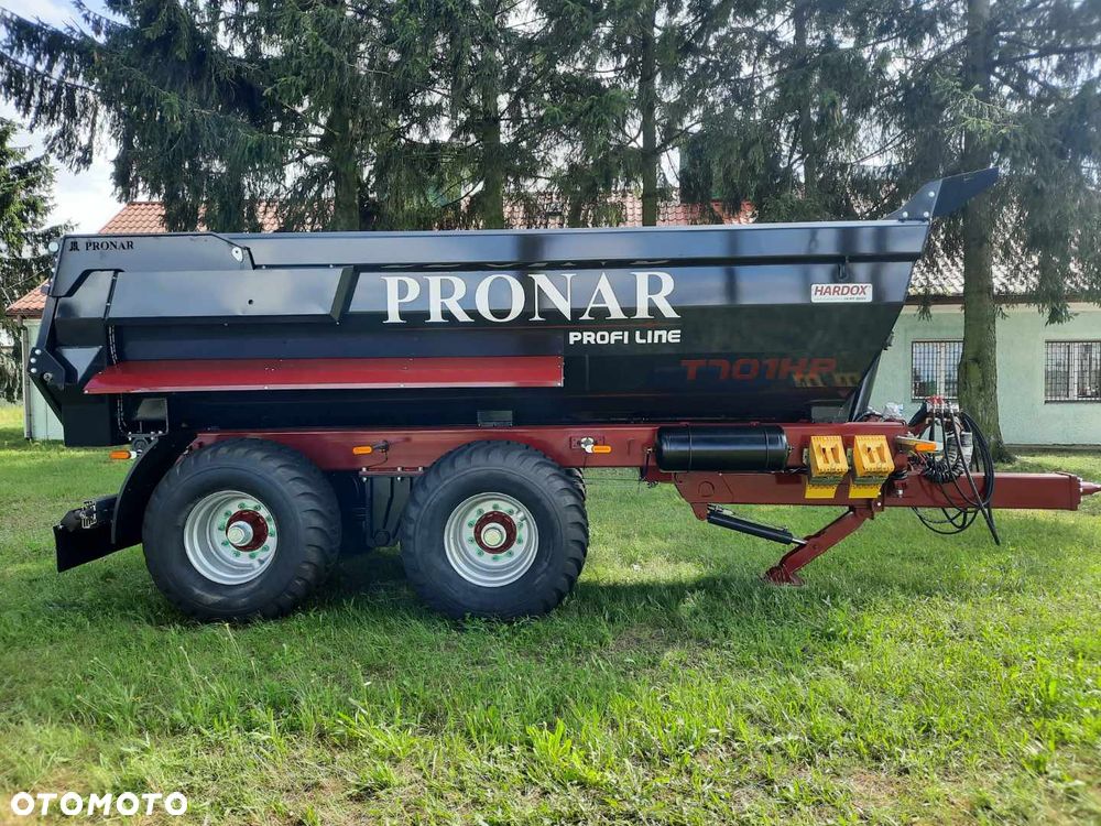 Pronar Przyczepa rolnicza - ciężarowa - budowlana PRONAR T-701HP -16,1 tony, ze skrzynią ładunkową typu Half-Pipe, skorupowa, tandem - 13