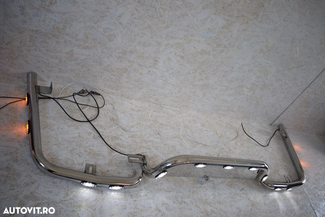 Bara leduri sub masca fata din 3 elemente pentru Volvo Euro 6 cu 13 LED-uri incluse - 8