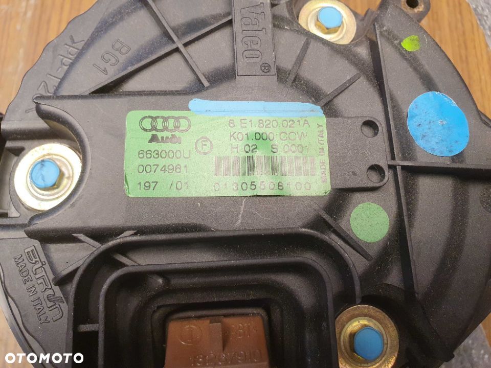 Wentylator Dmuchawa 8E1820021 A B E Nawiewu Nagrzewnicy VALEO EU AUDI A4 B6 B7 - 4