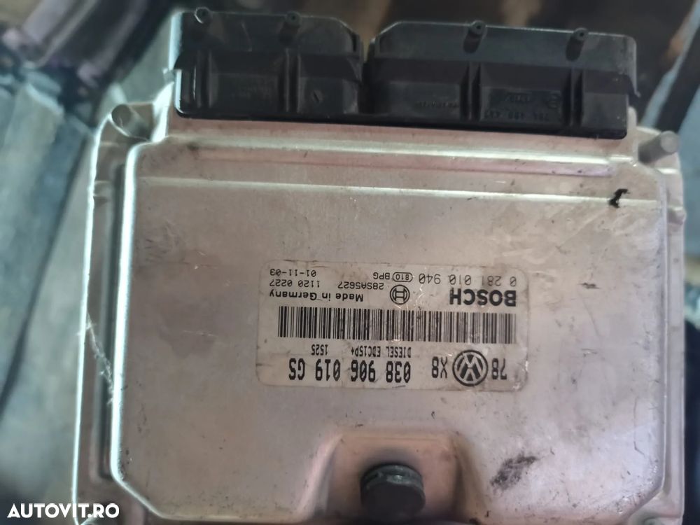 Calculator motor 038906019GS 0281010940 1.9 TDI Volkswagen PASSAT B5.5 2000-2005 - 2