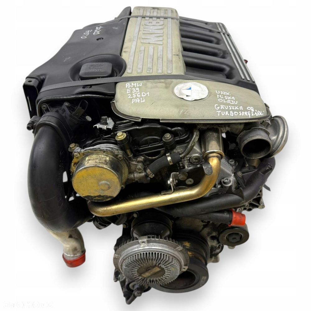 SILNIK M57D25 BMW E39 2.5 D DIESEL 256D1 diesel kompletny 170 999km - 1