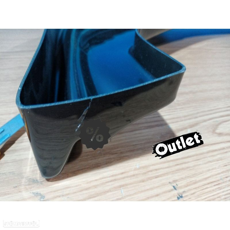 C010791C3 SPOILER LIP BMW E60 E61 07-09 LOOK M5 PRETO BRILHANTE - 3