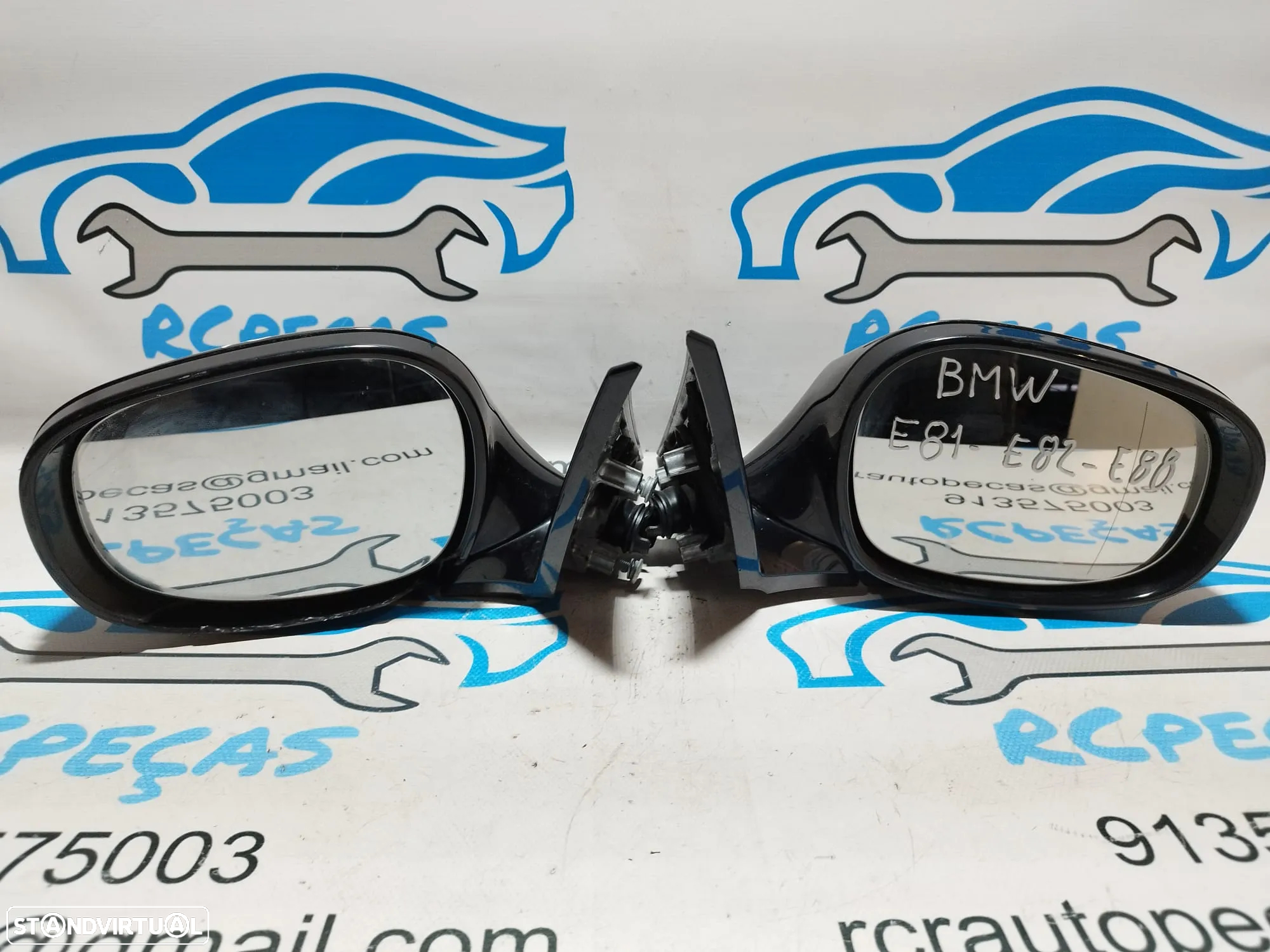 ESPELHO RETROVISOR ESQUERDO DIREITO BMW SERIE 1 E88 CABRIO 51167268307 7268307 51167268308 7268308 E82 COUPE E81 ELETRICO AQUECIDO ESPELHOS RETROVISORES - 8