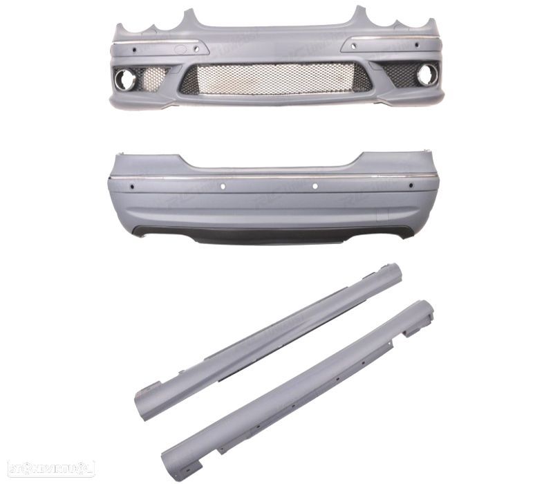 KIT DE CARROÇARIA MERCEDES CLK 200-500 W209 C209 02-09 LOOK AMG - 5