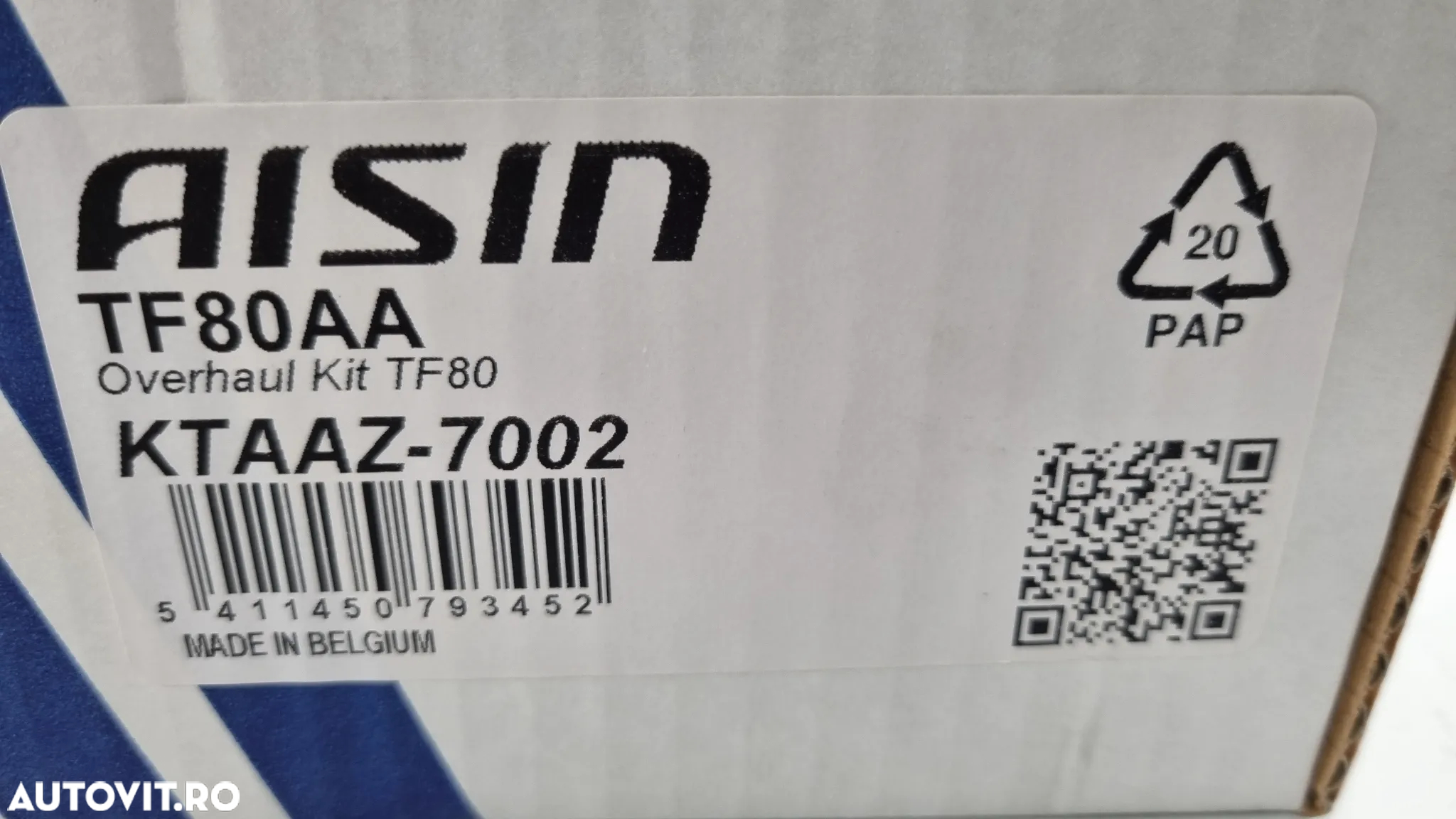 Set Garnituri AISIN OEM / TF80SC / TF80SD / TF81SC /TF82SC / OPEL INSIGNIA / VECTRA / ZAFIRA / VOLVO XC90 / XC60 / XC70 / 2006+ - 3
