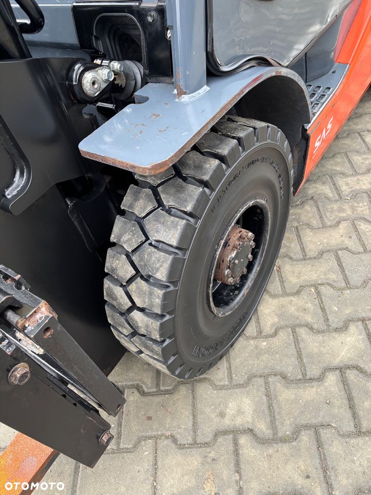 Toyota 8FGF25 GWARANCJA LPG BENZYNA triplex ORGINALNY KLIMA KABINA 49750 NETTO - 7