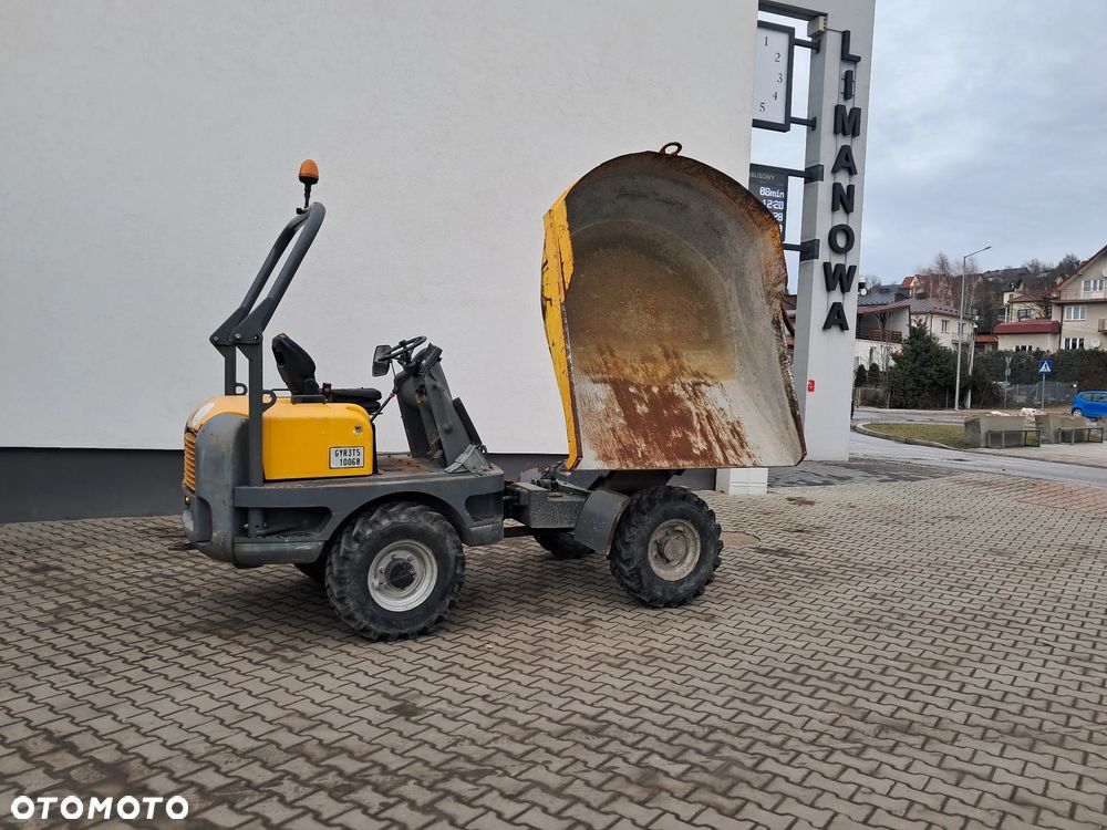 Wacker Neuson wozidło budowlane obrotowe 4 t tony hydrostat/automat oświetlenie obrót + kiper silnik Yanmar 44 KM nowe opony przód ROPS 4x4 3 6 t ładowność D04-02 Terex Thwaites JCB Mecalac Ausa 4001s wywrotka kamera - 6