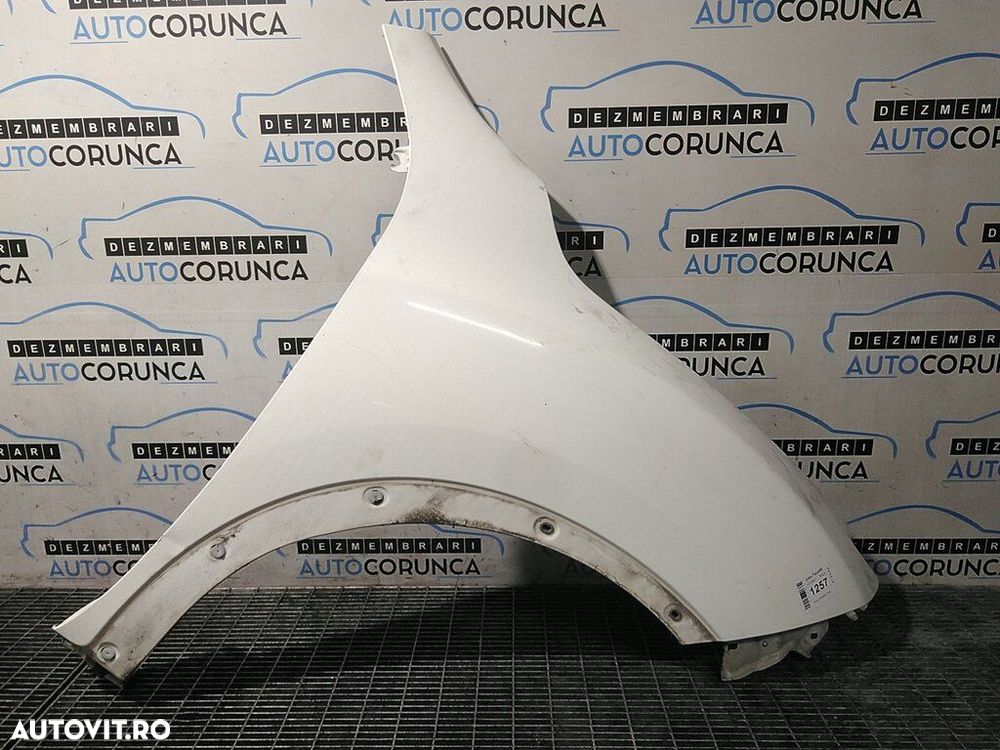 Aripa Dreapta Fata Nissan Juke Facelift 2014 - 2018 4 Usi Alb Feaf15 (1257) Zgariat - 1