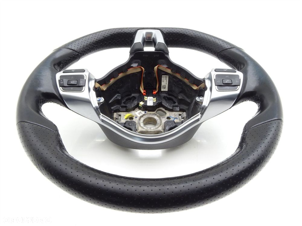 Kierownica multifunkcja ścięta pikowana golf 5k0998537b vw scirocco iii 1k8 - 3