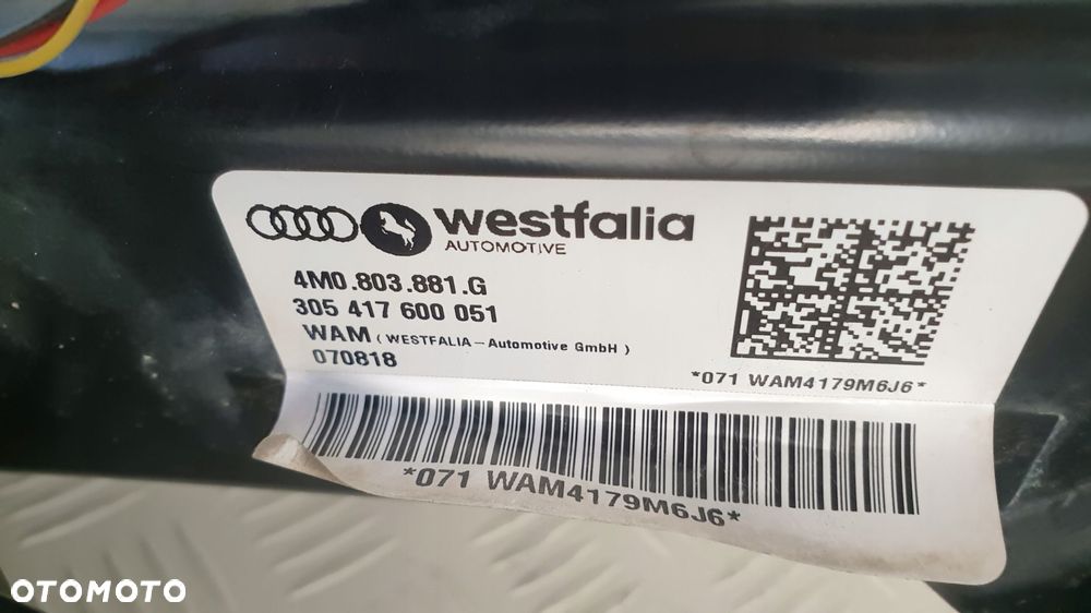audi q7 4m 4m0 hak holowniczy elektryczny 4m0803881g - 6