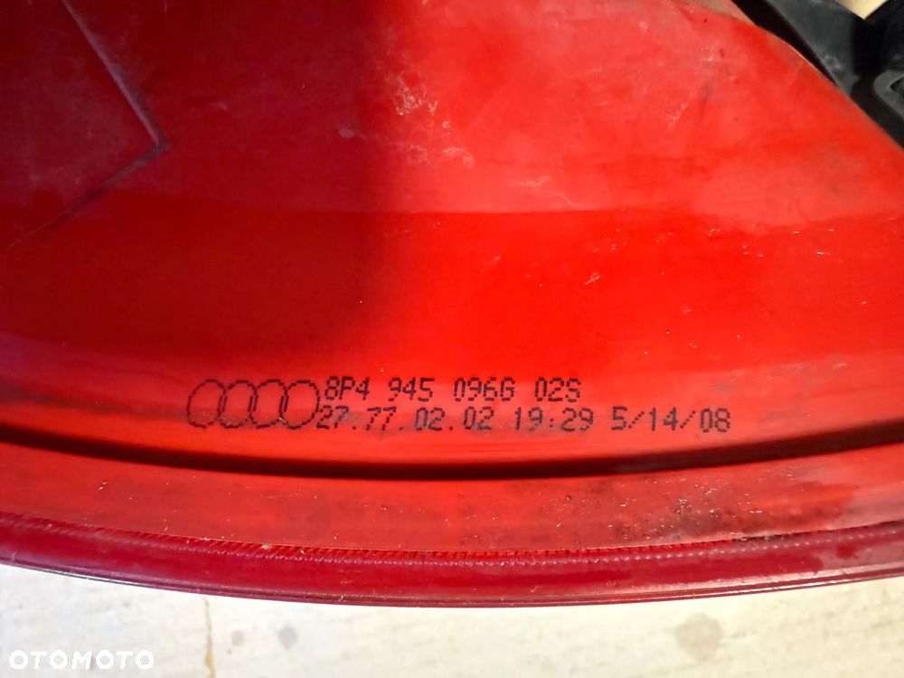 Lampa Audi A3 8P sportback 5d prawa 8P4945096G lewa 8P4945095G OE - 3