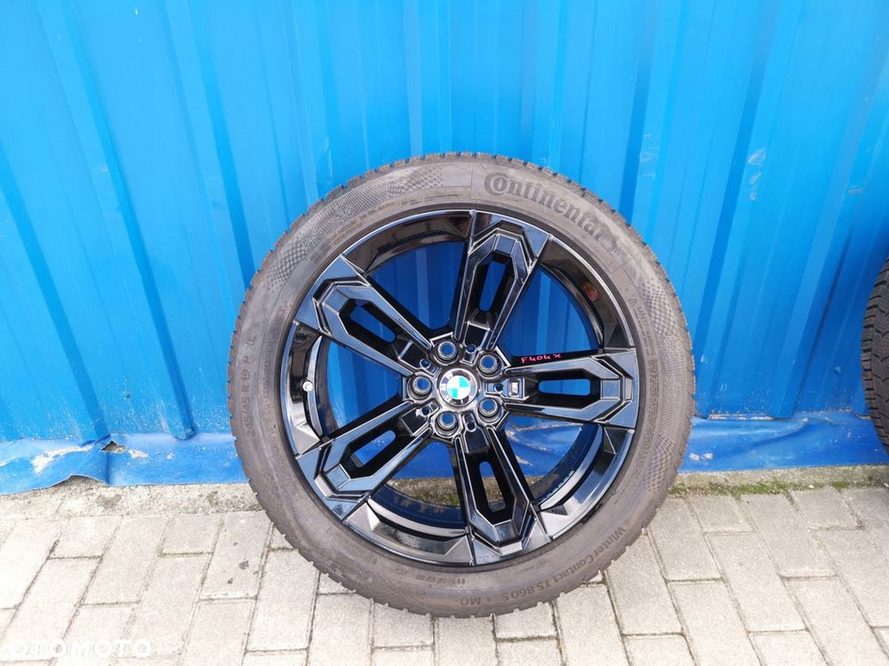 BMW IX1 X1 U11 X2 U10 FELGI ALUFELGI 8J ET46 6898051 OPONY 245/45R19 ZIMA - 12