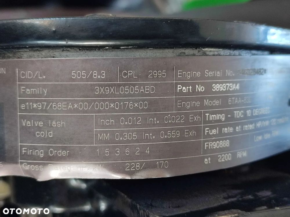 Silnik CNH CUMMINS 6TAA-830 - 13