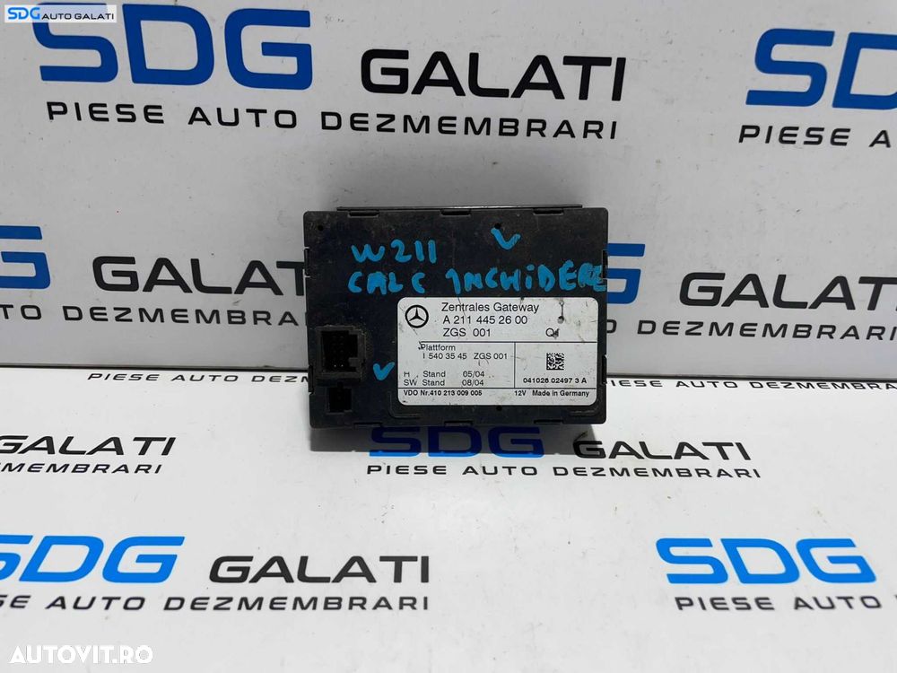 Unitate Modul Calculator Confort Inchidere Centralizata Mercedes Clasa E Class W211 2002 - 2009 [L3440] - 1