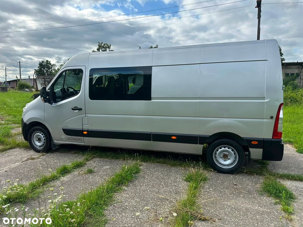Opel Movano BRYGADÓWKA 6-osób 2.3 diesel 170 kM UDOKUMENTOWANY NISKI PRZEBIEG 90tyś. EURO 6! 2018rok BEZWYPADKOWY! - 10