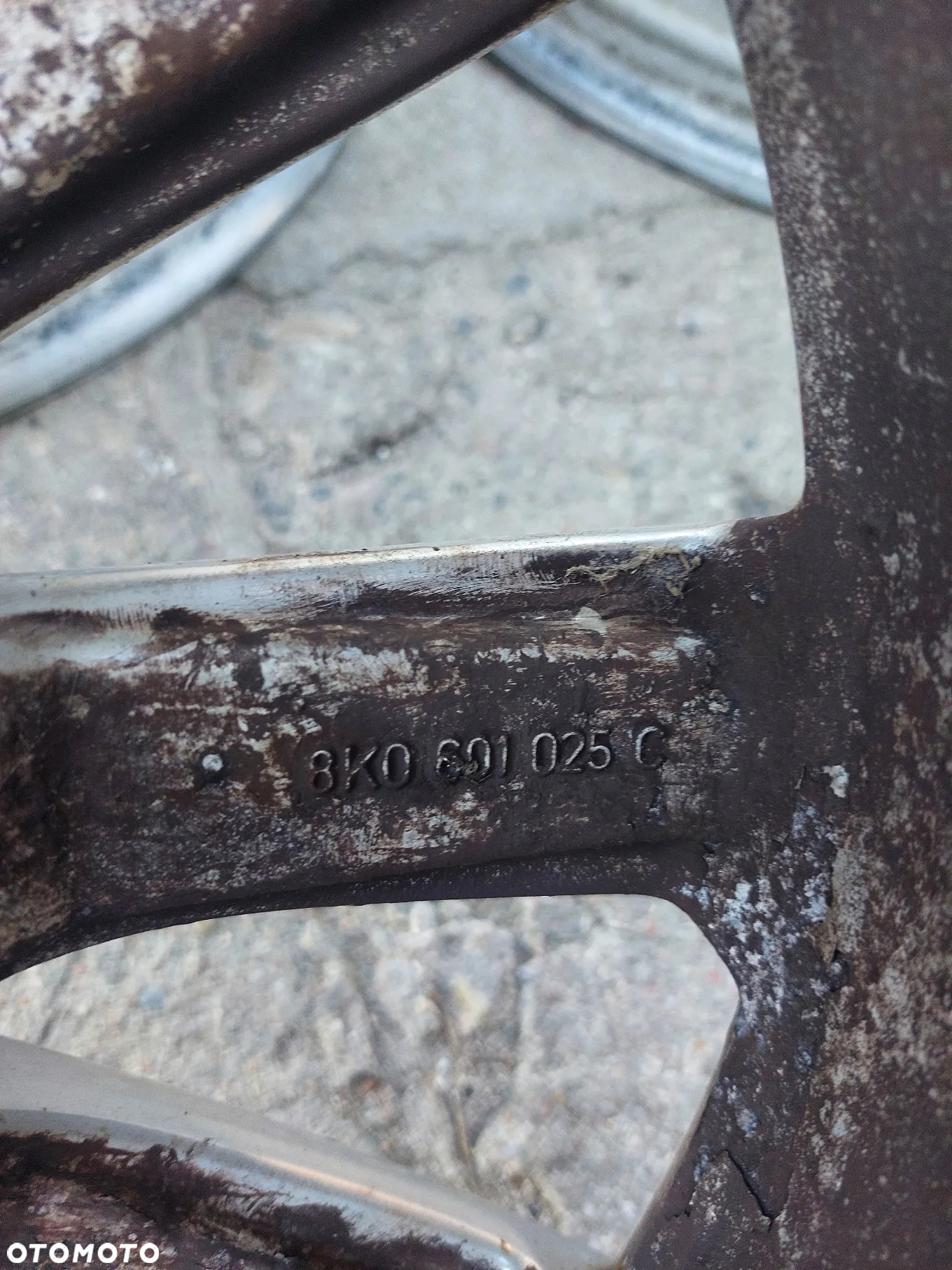 AUDI A4 B8 FELGI ALUMINIOWE R17 8J ET47 5X112 ORYGINAŁ PROSTE! 8K0601025C - 6
