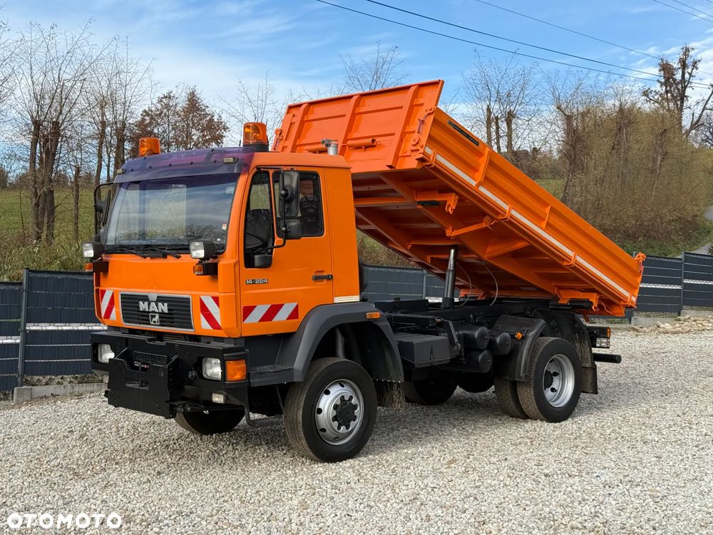 MAN * MAN 14-220 * Kiper Wywrotka Meiller * 4x4 * Zimowe Utrzymanie * Unimog * - 1