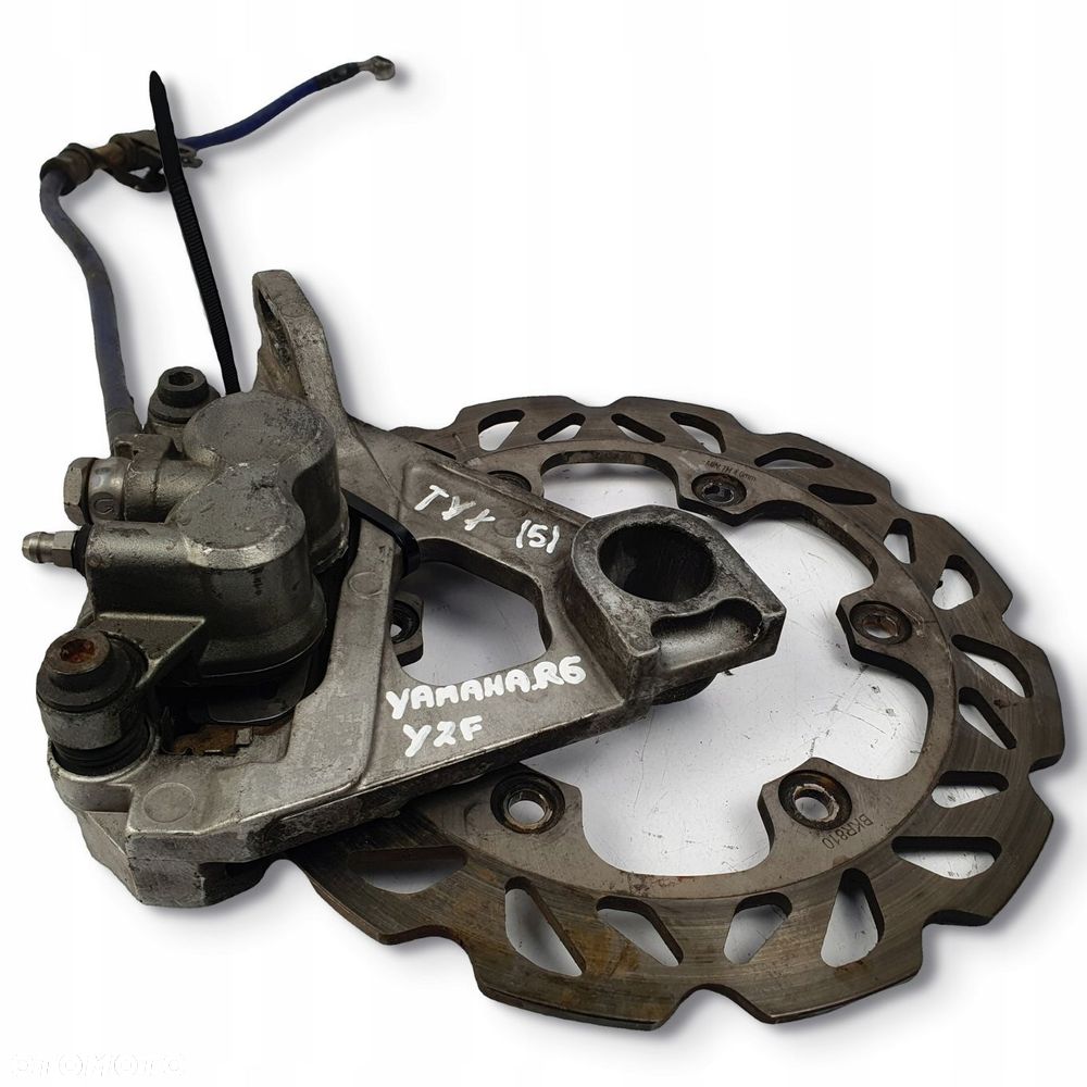 TYLNY ZACISK HAMULCOWY TARCZA TYŁ Yamaha YZF-R6 R6 RJ03 99-02 jarzmo - 9