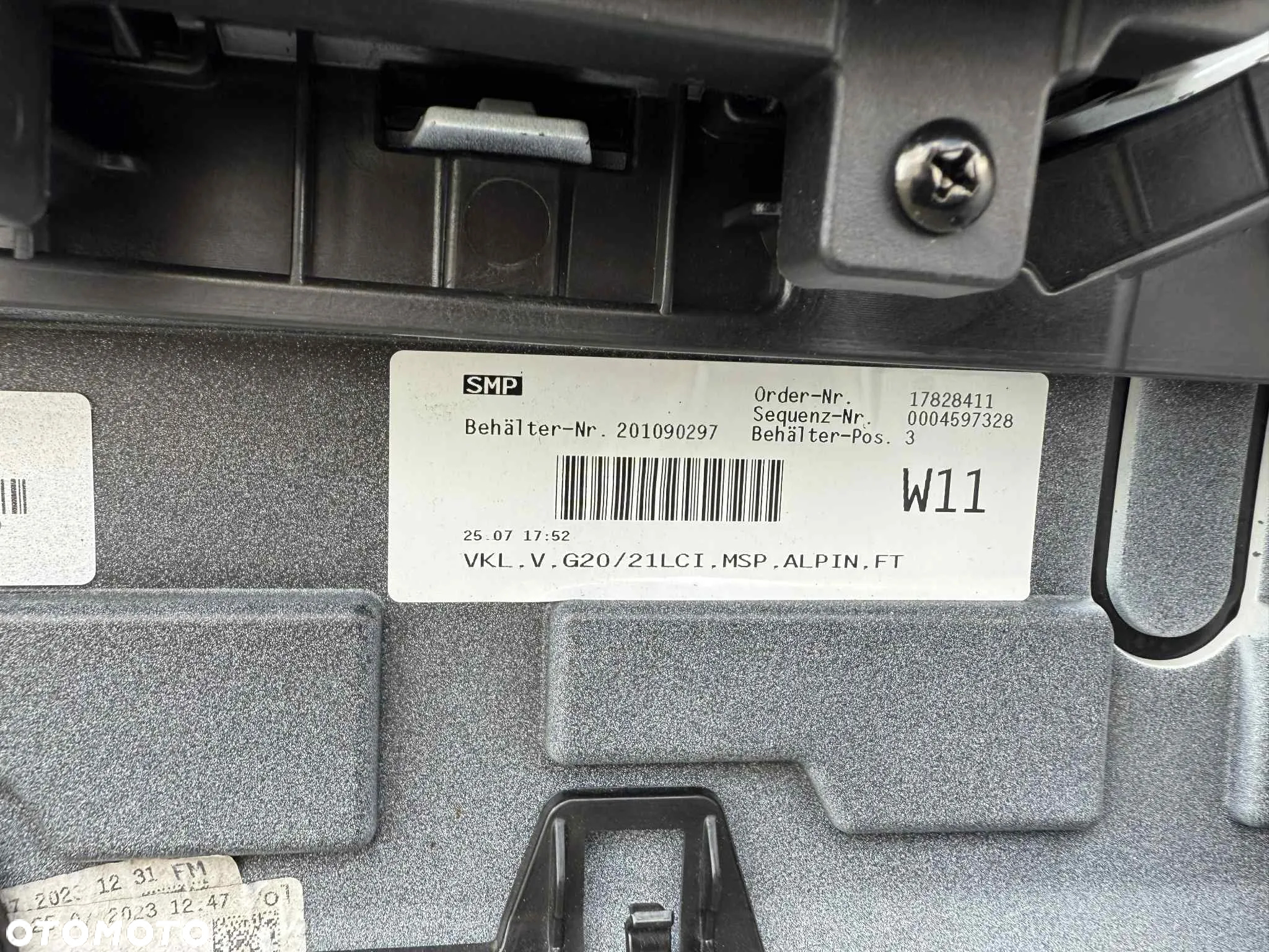 BMW 3 G20 LCI Zderzak Przód Przedni M-Pakiet Kompletny 6xPDC Radar A300 - 9