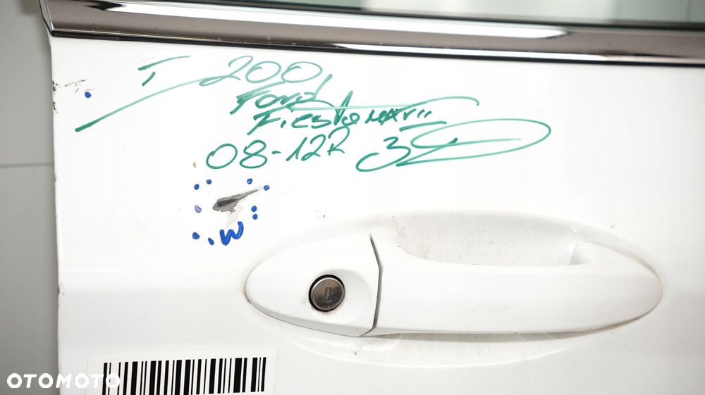 DRZWI PRAWY PRZÓD FORD FIESTA MK7 08-12R FROZEN WHITE 3D - 5