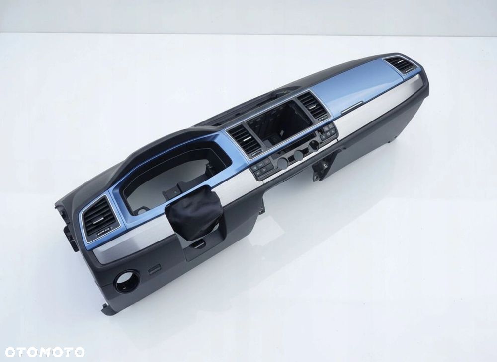 VW T6 MULTIVAN dekor dekory listwy ozdobne osłona konsoli NIEBIESKI BLUE - 1