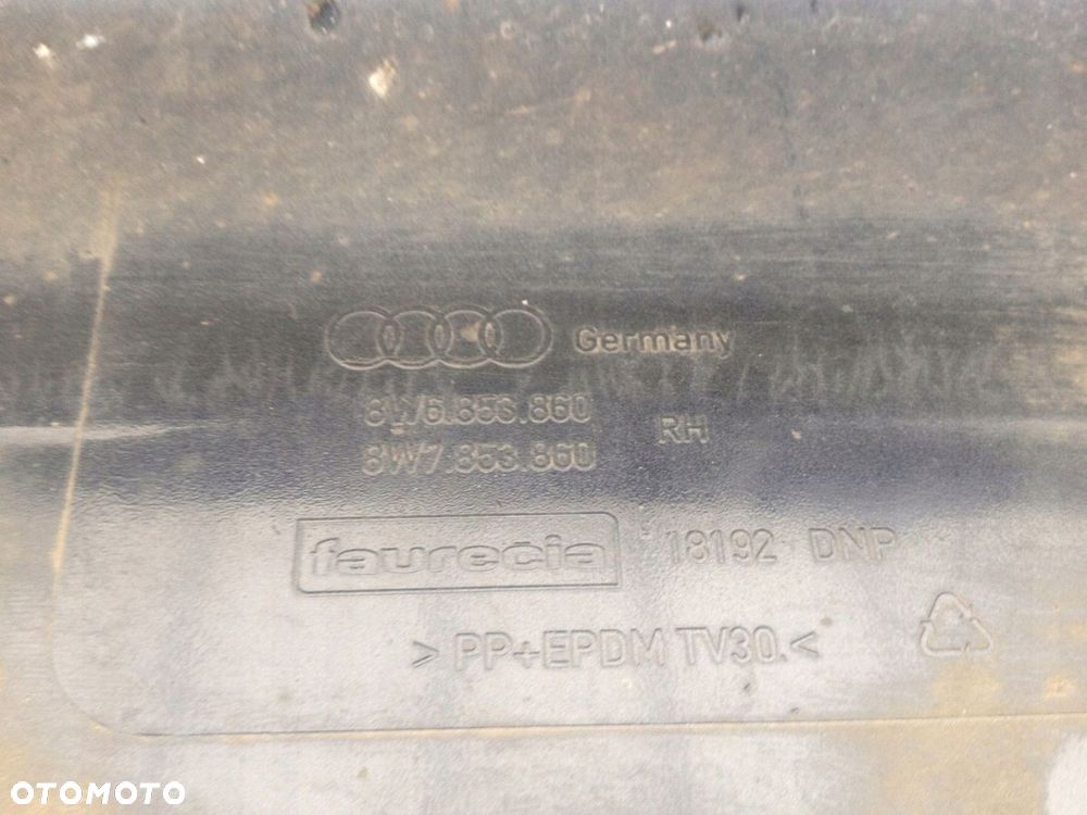 LISTWA PROGORWA NAKŁADKA PRAWA Audi A5 COUPE 20- 8W 8W6 - 4