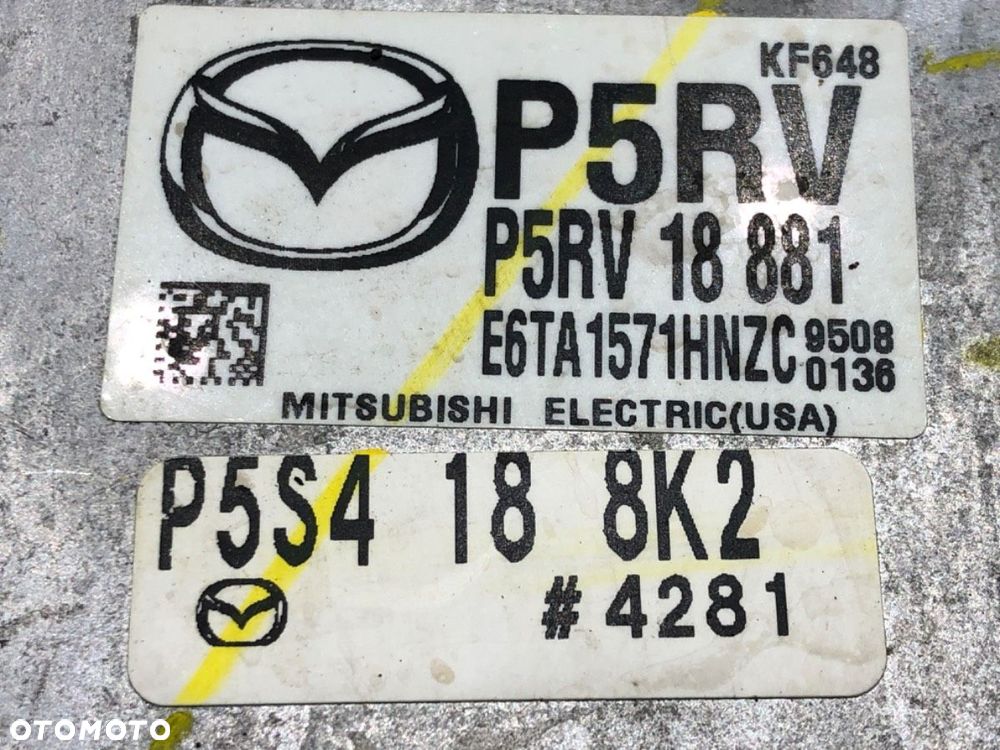 KOMPUTER SILNIKA  MAZDA 2 (DL, DJ) 2014 - 2022 1.5 SKYACTIV-G (DJLFS) 85 kW [115 KM] benzyna 2014 - - 4