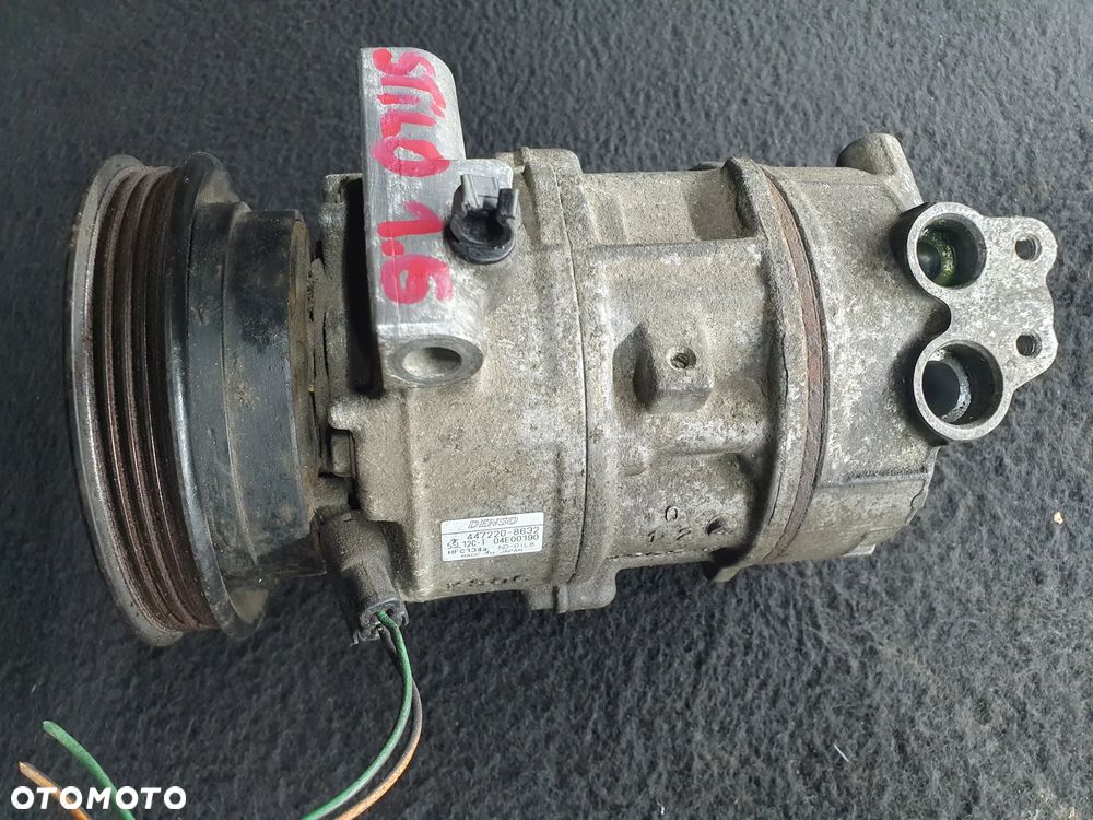 FIAT STILO 1.6 SPRĘŻARKA KOMPRESOR KLIMATYZACJI 447220-8632 DENSO ORYGINAŁ - 4