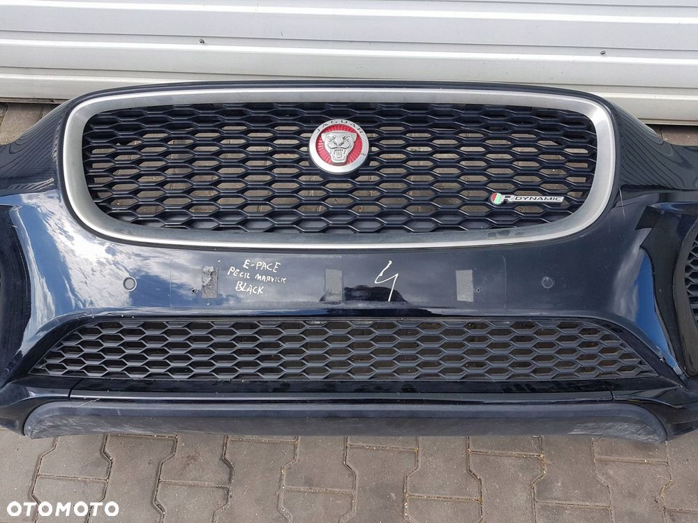 JAGUAR E-PACE 17-20r R-DYNAMIC ZDERZAK PRZÓD GRILL PDC DRL PEC NARVIK BLACK - 5