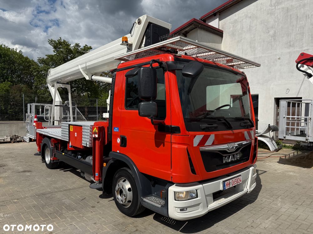 MAN Podnośnik Koszowy Zwyżka Ruthman T330 33 metry  DmC 7500KG! 21 w bok! UDT! Jak Wumag Gsr Multitel Euro 6!!! - 2