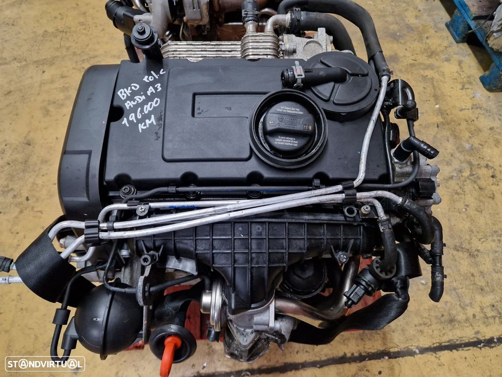 Motor usado BKD AUDI A3 8P 2.0 TDI 140CV COLAÇA C LEON GOLF TOURAN OCTAVIA - 1
