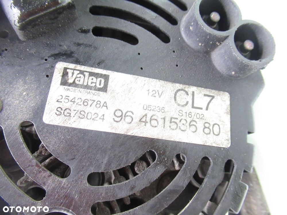 ALTERNATOR PEUGEOT 206 1.9 D 9646153680 2542678A SG7S024 - 2