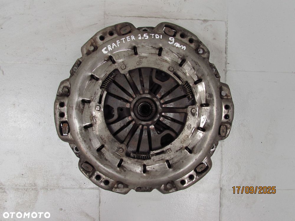 VW CRAFTER 2.5 TDI 09-11 SPRZEGLO KOLO DWUMASOWE TARCZA 9 mm DOCISK - 2