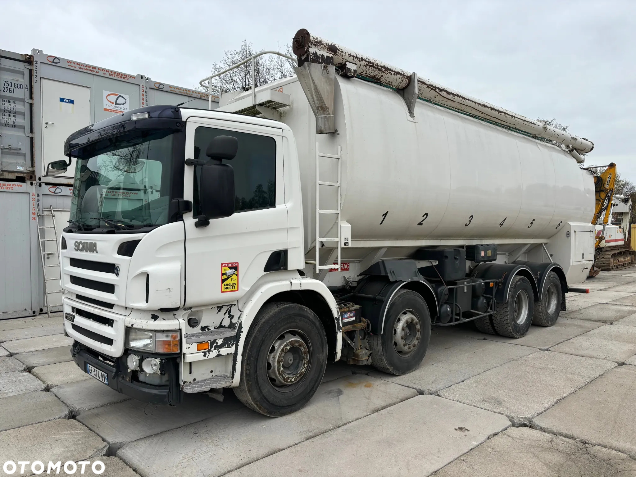Scania 8x4 Paszowóz 6 Komorowy ECOVRAC /Cysterna Spożywcza - 11