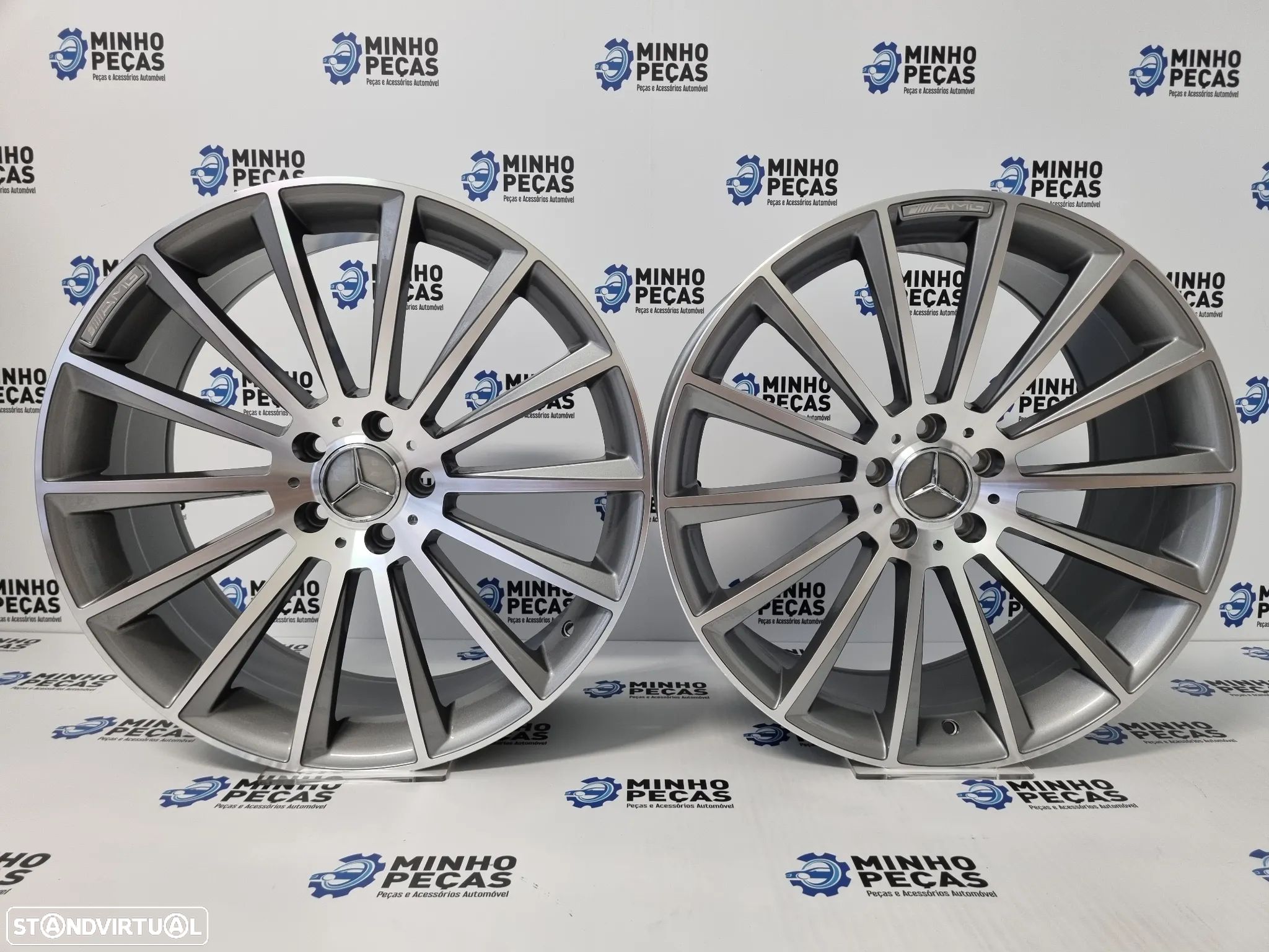 Jantes Mercedes (C63) AMG Turbine em 20 GunMetal - 1