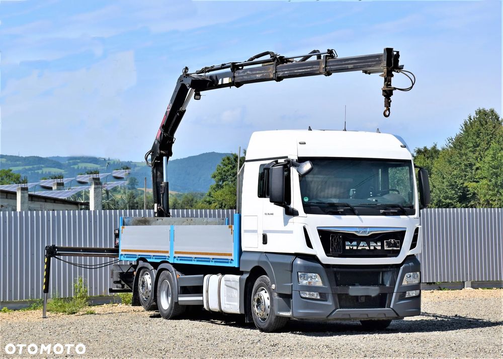 MAN TGX 26.440 * SKRZYNIA 6,20 m * HIAB 122 HIDUO + PILOT - 2