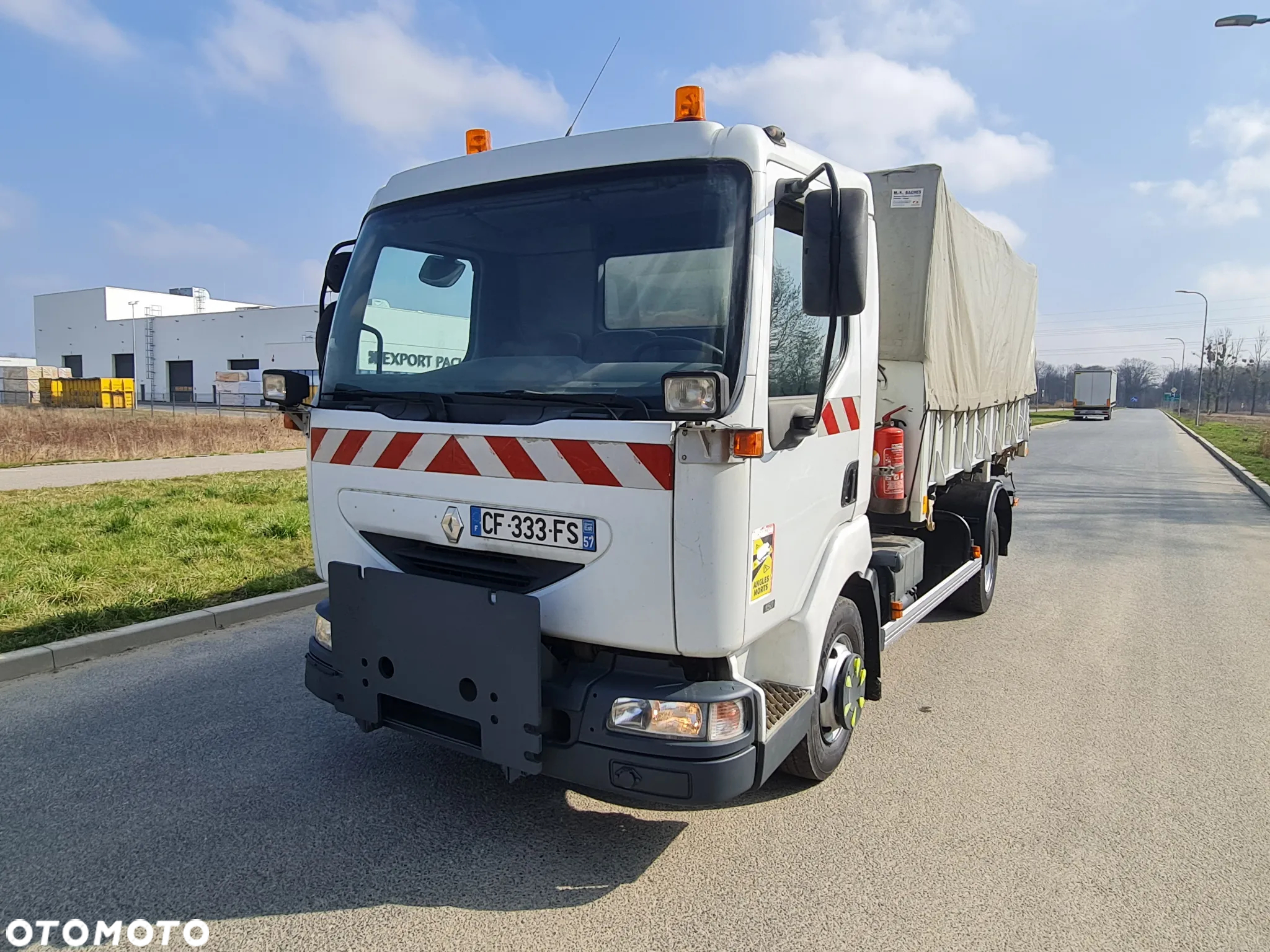 Renault Midlum Wywrotka 3 str Czołownica Specjalny Tylko 116 tys km Plandeka - 4