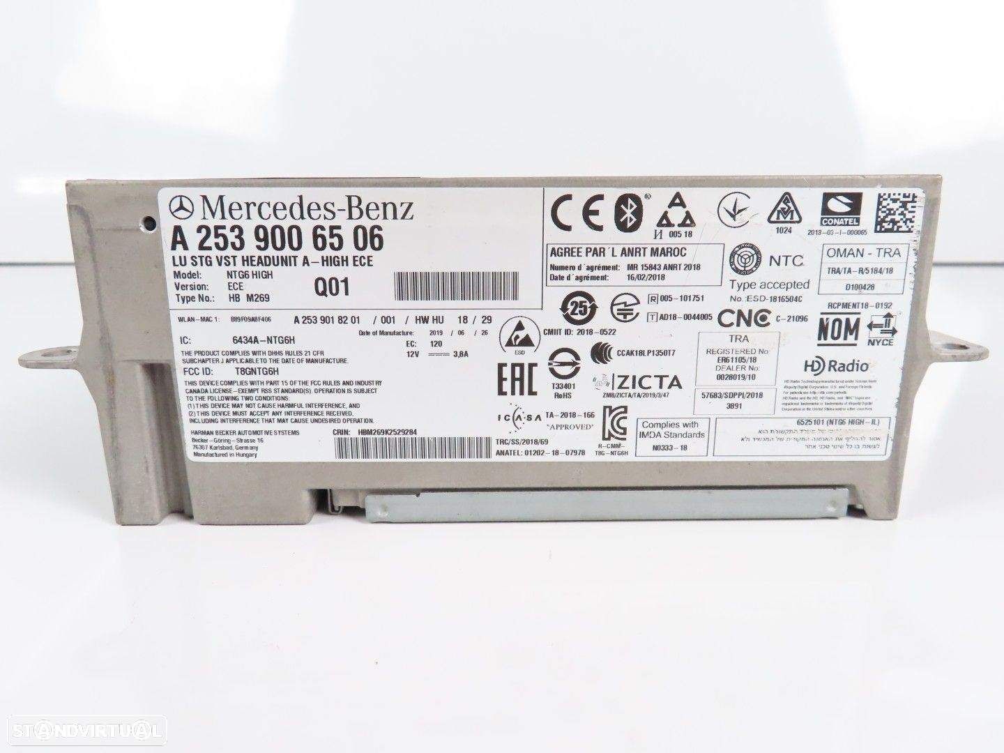 Sistema / Unidade de navegação NTG6 Seminovo/ Original MERCEDES-BENZ GLC (X253)/... - 2